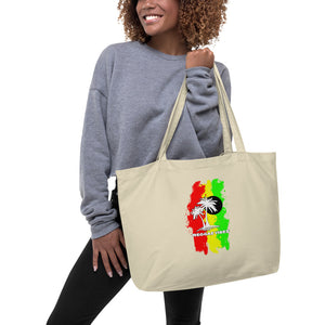 Large Reggae Vibes organic tote bag