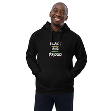 Load image into Gallery viewer, Mens Black and Proud Pullover hoodie

