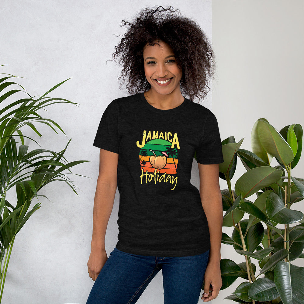Jamaica Holiday Drinks Short-Sleeve Unisex T-Shirt